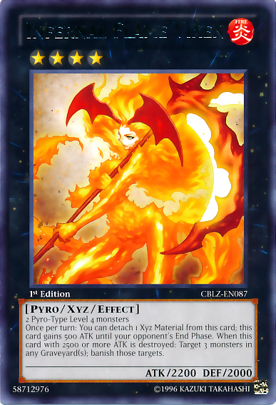 Infernal Flame Vixen [CBLZ-EN087] Rare - Duel Kingdom