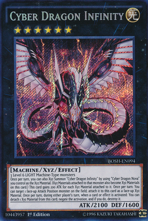 Cyber Dragon Infinity [BOSH-EN094] Secret Rare - Duel Kingdom
