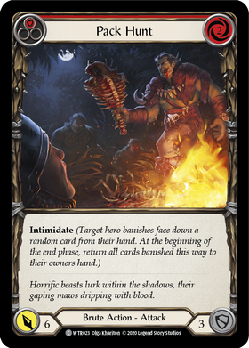 Pack Hunt (Red) [WTR023] Unlimited Rainbow Foil - Duel Kingdom
