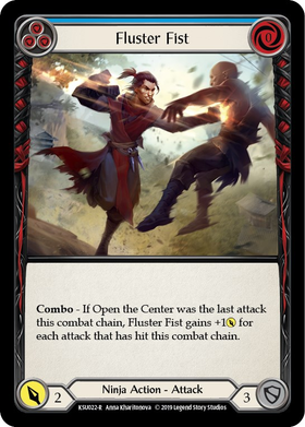 Fluster Fist (Blue) [KSU022-R] 1st Edition Normal - Duel Kingdom