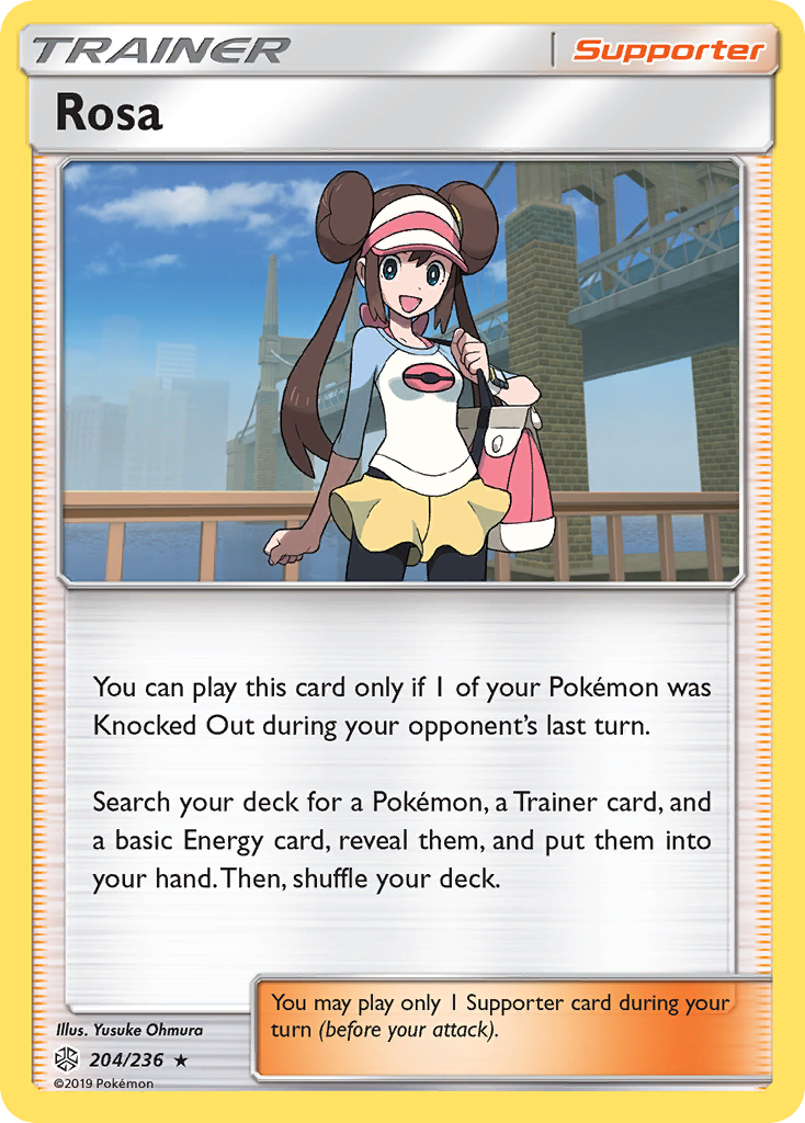 Rosa (204/236) [Sun & Moon: Cosmic Eclipse] - Duel Kingdom