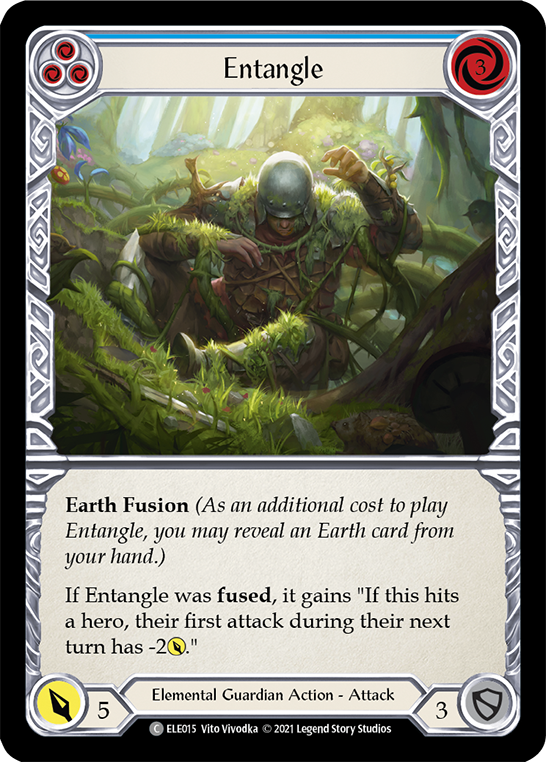 Entangle (Blue) [ELE015] 1st Edition Normal - Duel Kingdom