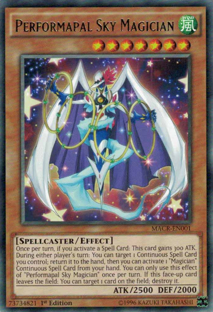 Performapal Sky Magician [MACR-EN001] Rare - Duel Kingdom