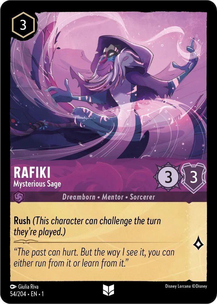 Rafiki - Mysterious Sage 54/204 (The First Chapter) Cold Foil