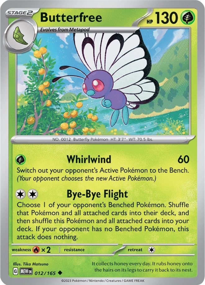 Butterfree (12/165) [Scarlet & Violet:  151]