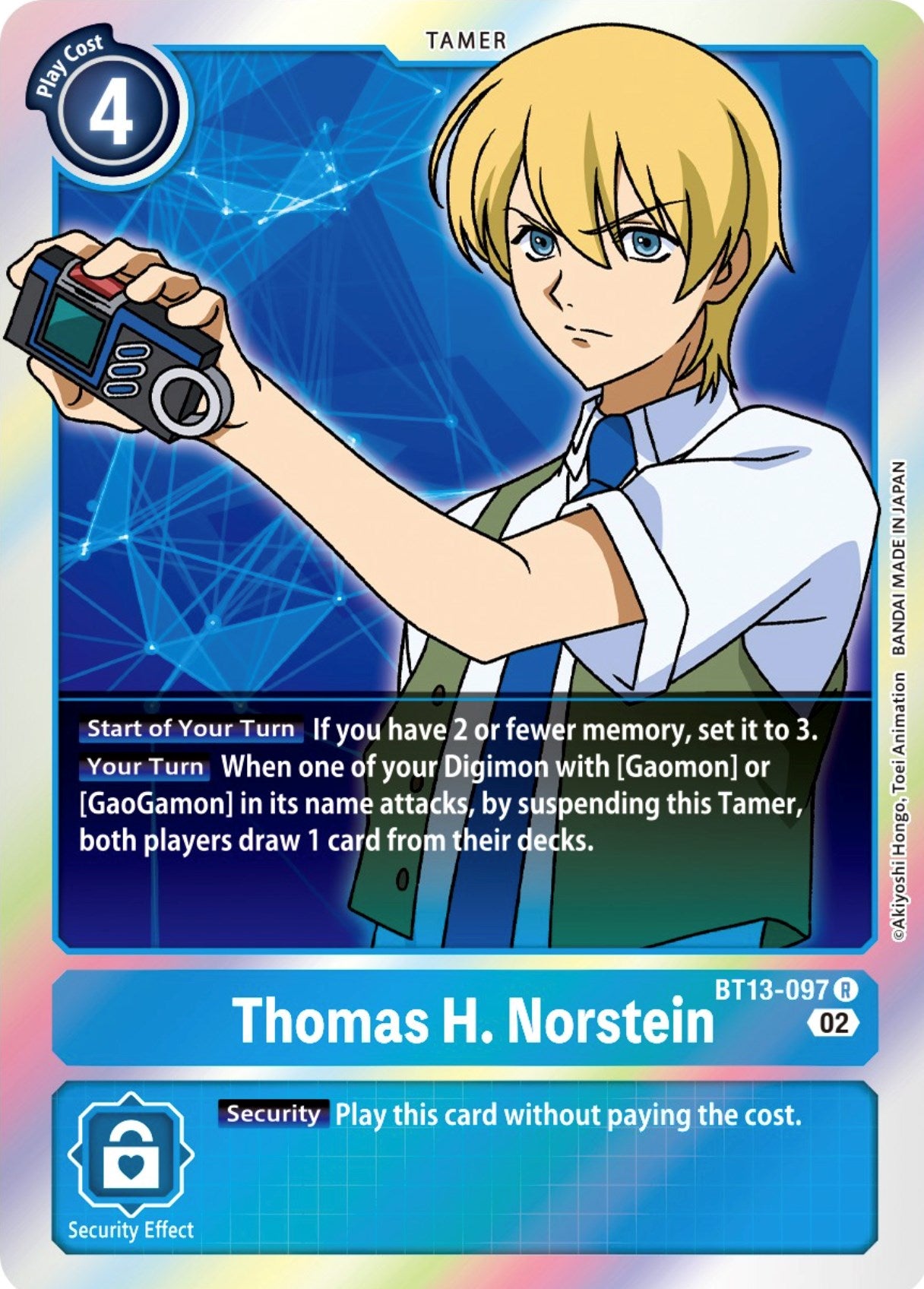 Thomas H. Norstein [BT13-097] [Versus Royal Knights] Foil