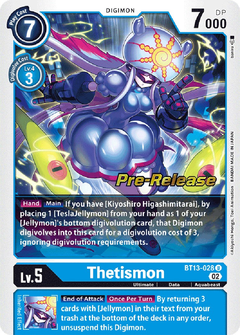 Thetismon [BT13-028] [Versus Royal Knights Pre-Release Cards] Foil