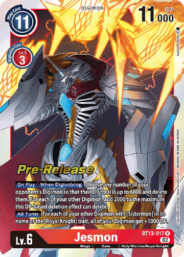 Jesmon [BT13-017] [Versus Royal Knight Pre-Release Cards] Foil