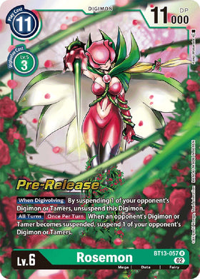 Rosemon [BT13-057] [Versus Royal Knight Pre-Release Cards] Foil