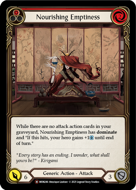 Nourishing Emptiness (Rainbow Foil) [U-MON246-RF] Unlimited Rainbow Foil - Duel Kingdom