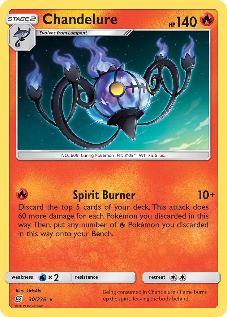 Chandelure (30/236) [Sun & Moon: Unified Minds] - Duel Kingdom