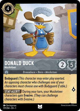 Donald Duck - Musketeer 177/204 (The First Chapter) Cold Foil