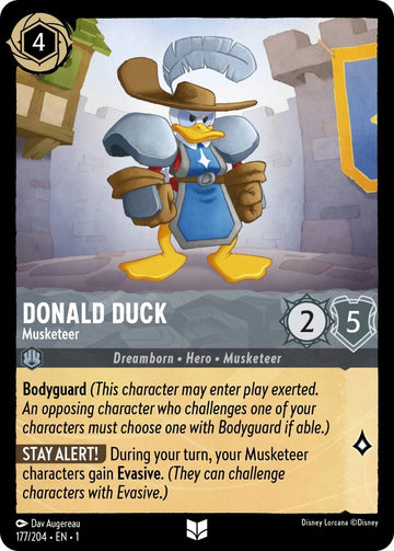 Donald Duck - Musketeer 177/204 (The First Chapter) Cold Foil