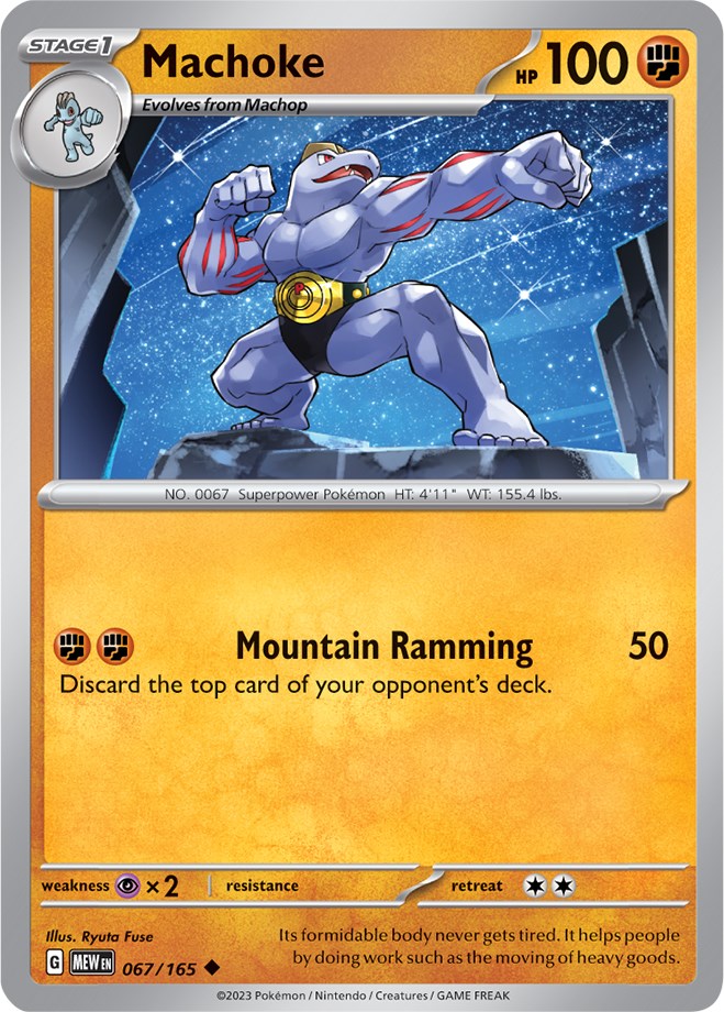 Machoke (67/165) [Scarlet & Violet:  151]