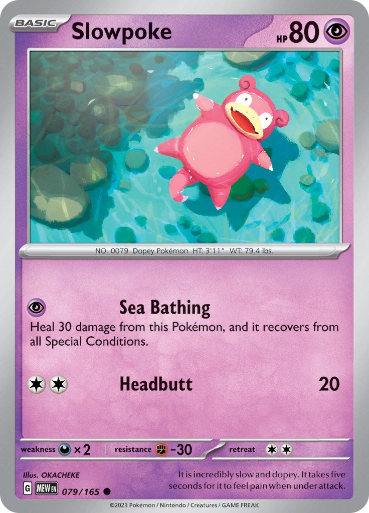 Slowpoke (79/165) [Scarlet & Violet:  151]