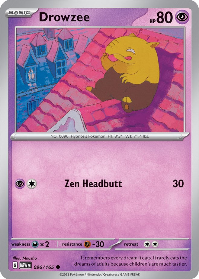 Drowzee (96/165) [Scarlet & Violet:  151] Reverse Holofoil