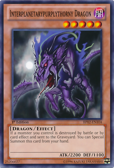 Interplanetarypurplythorny Dragon [BP02-EN104] Common - Duel Kingdom