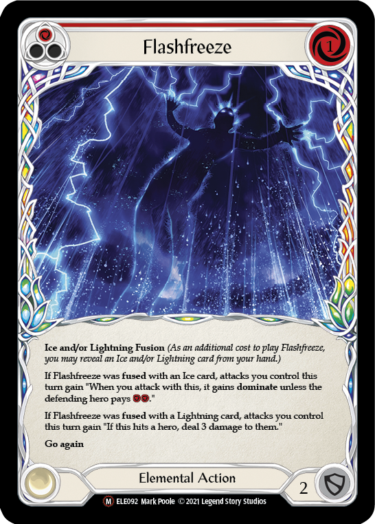 Flashfreeze [U-ELE092] Unlimited Rainbow Foil - Duel Kingdom