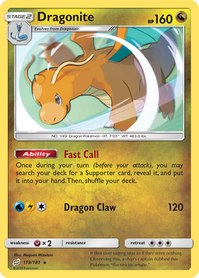 Dragonite (119/181) [Sun & Moon: Team Up] - Duel Kingdom