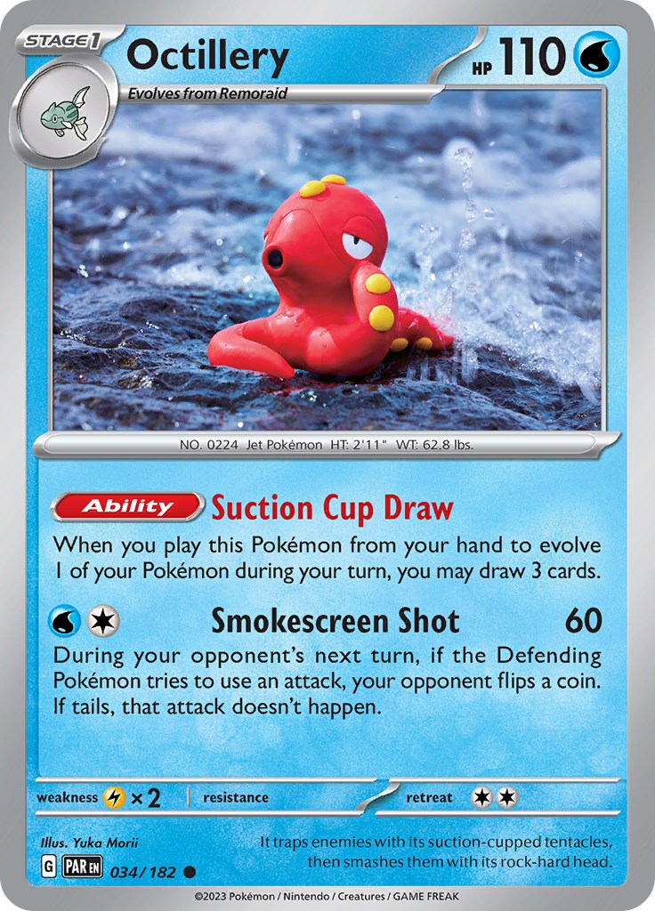 Octillery (34/182) - [Scarlet & Violet: Paradox Rift] Reverse Holofoil