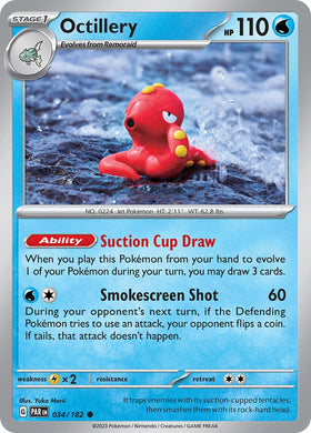 Octillery (034/182) - [Scarlet & Violet: Paradox Rift]