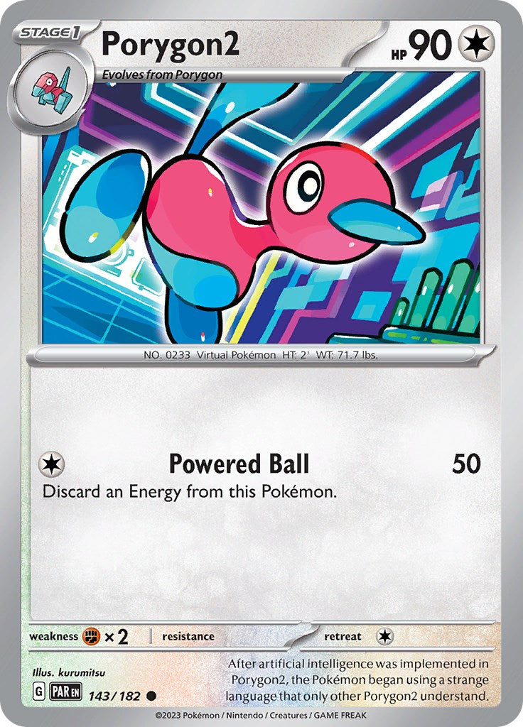 Porygon2 (143/182) - [Scarlet & Violet: Paradox Rift]