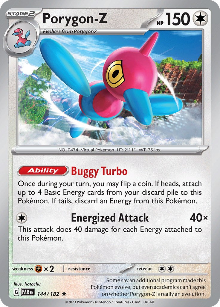 Porygon-Z (144/182) - [Scarlet & Violet: Paradox Rift] Holofoil