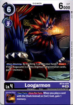 Loogarmon [BT14-074] [Blast Ace] Normal
