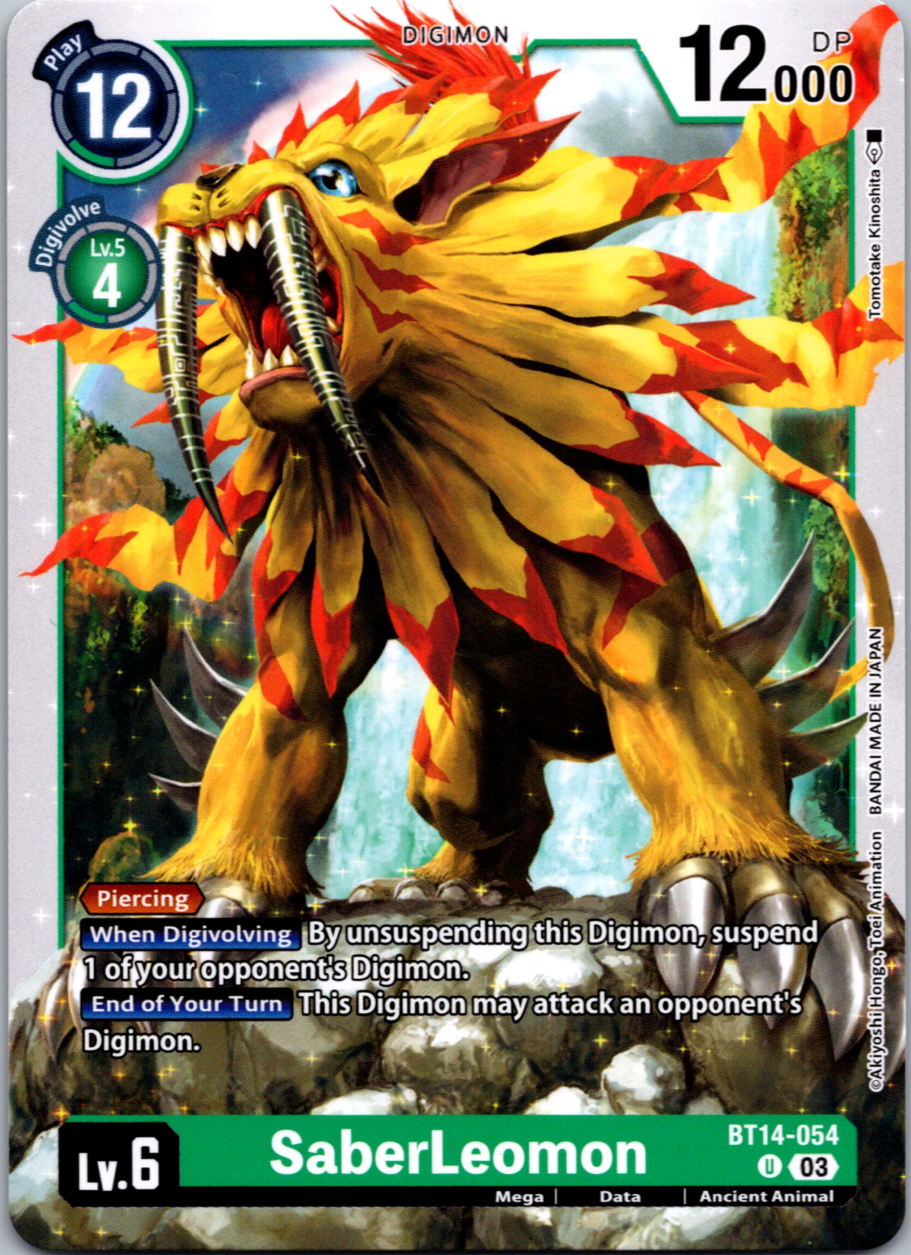 SaberLeomon [BT14-054] [Blast Ace] Normal