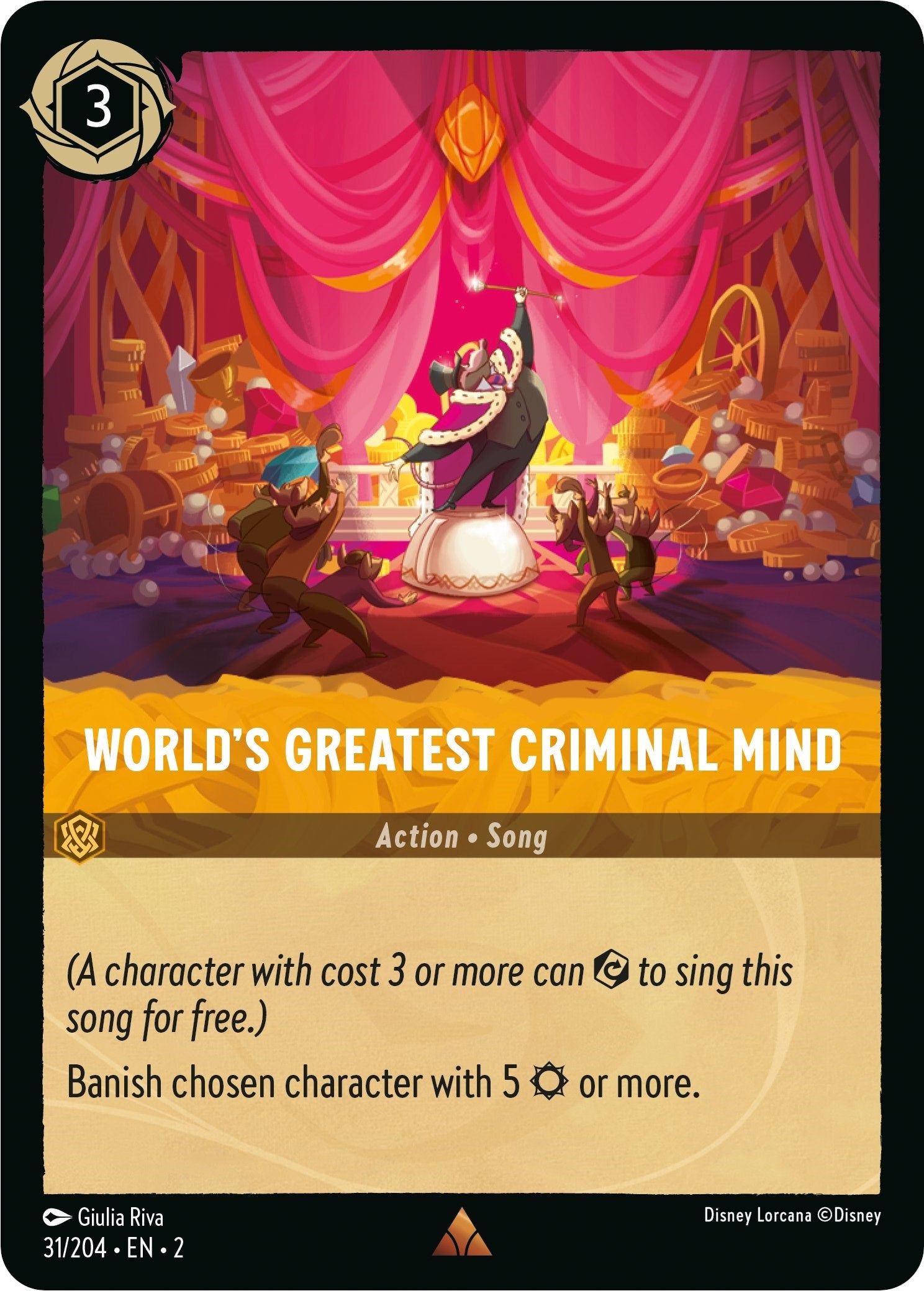 World's Greatest Criminal Mind 31/204 (Rise of the Floodborn) Cold Foil