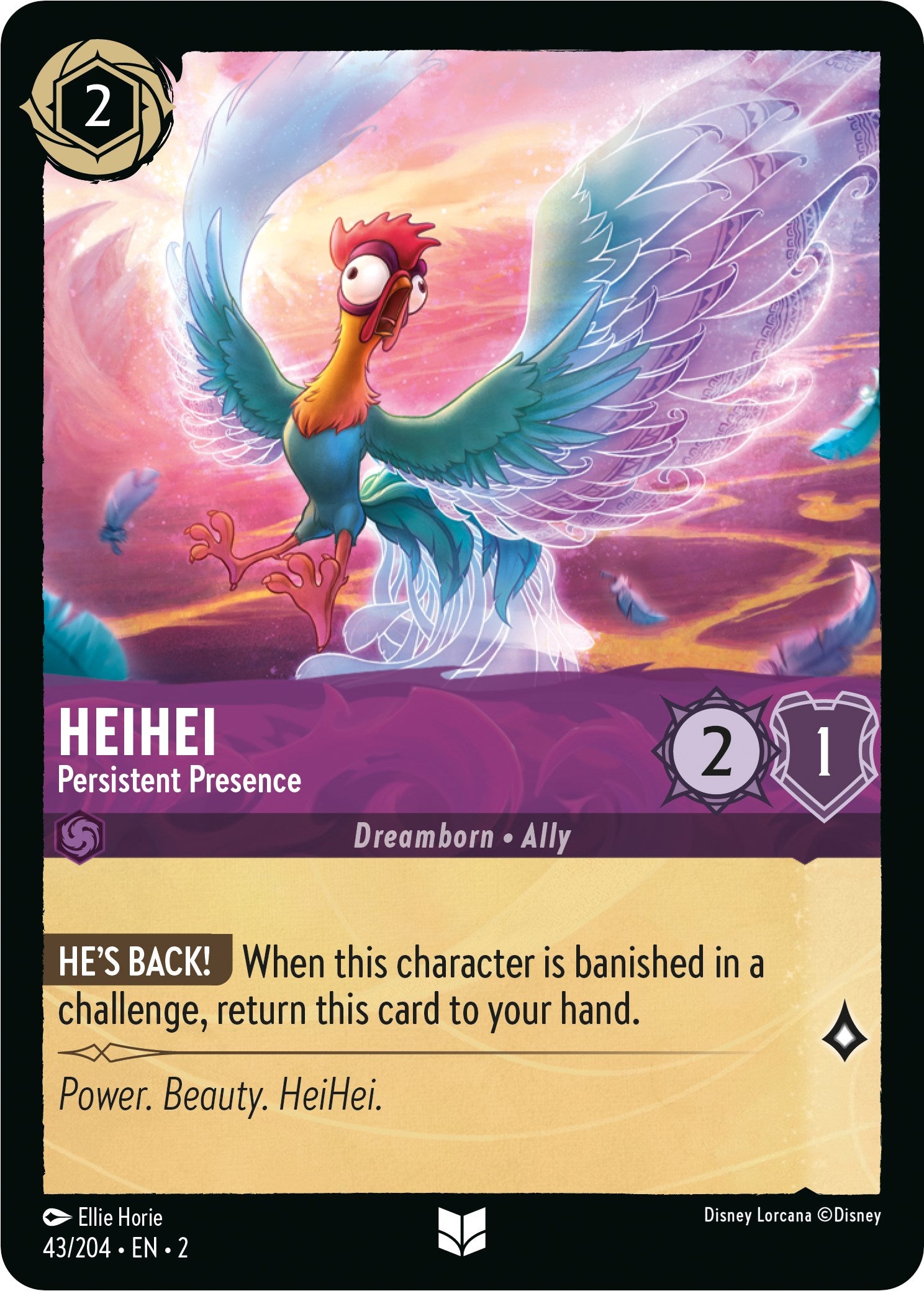 HeiHei - Persistent Presence 43/204 (Rise of the Floodborn) Cold Foil