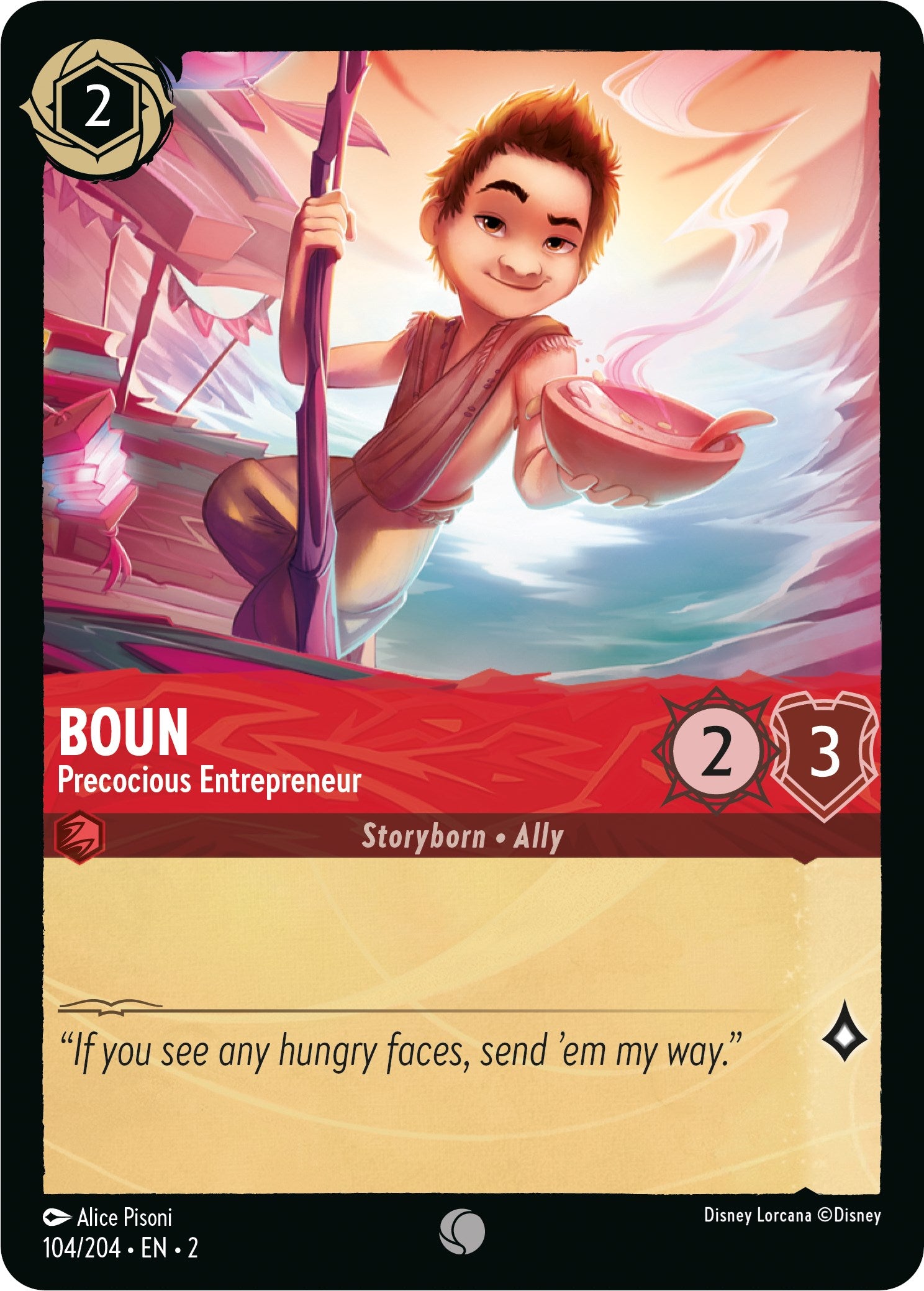 Boun - Precocious Entrepreneur 104/204 (Rise of the Floodborn)