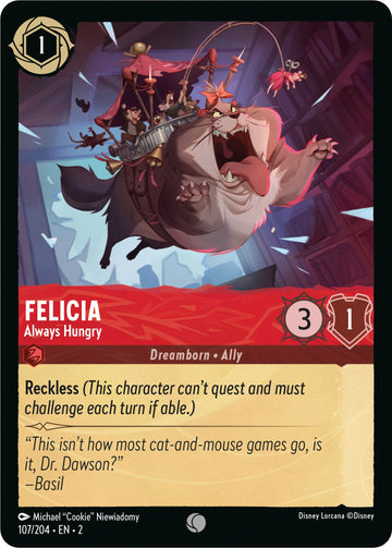 Felicia - Always Hungry 107/204 (Rise of the Floodborn) Cold Foil