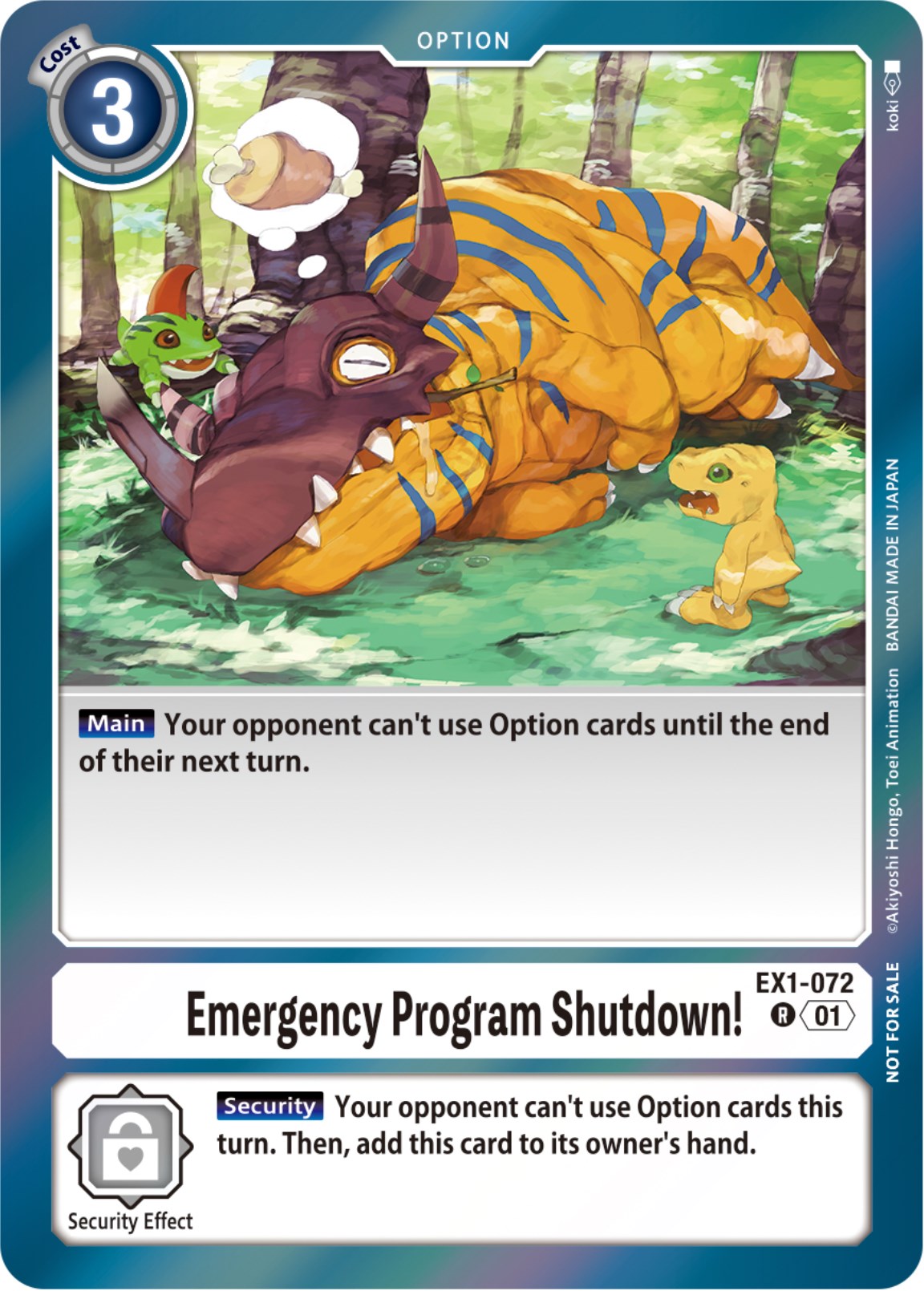 Emergency Program Shutdown! (Blast Ace Double Pack Set) [EX1-072] [Classic Collection] Foil