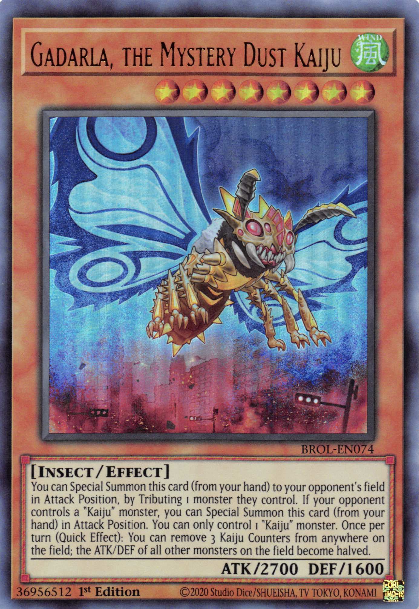Gadarla, the Mystery Dust Kaiju [BROL-EN074] Ultra Rare - Duel Kingdom