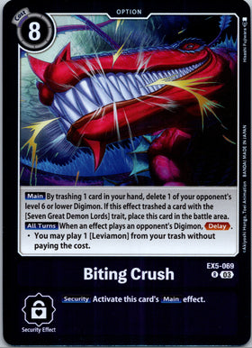 Biting Crush [EX5-069] [Animal Colosseum] Foil