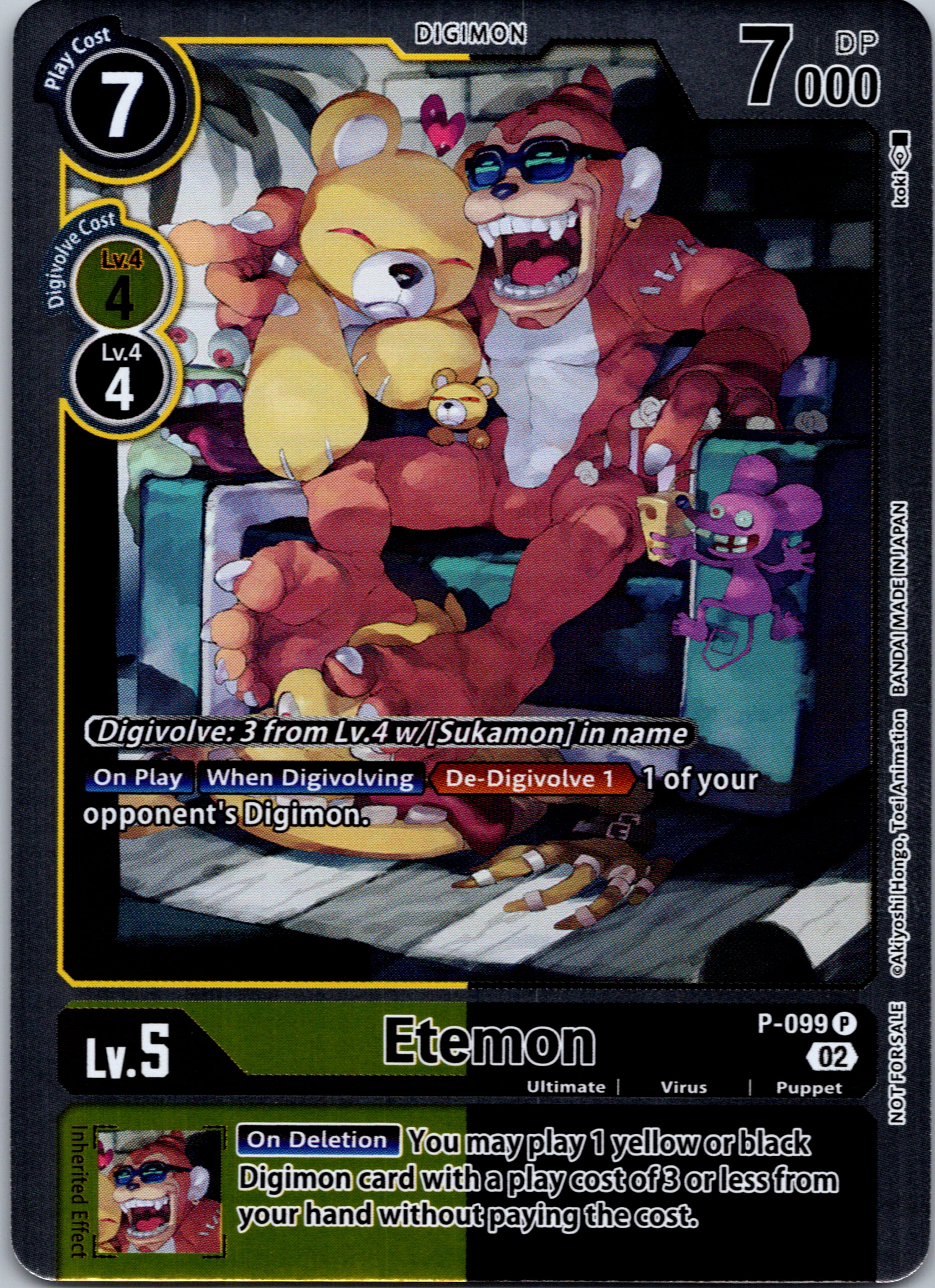 Etemon - P-099 (Limited Card Pack Ver.2) [P-099] [Digimon Promotion Cards] Foil