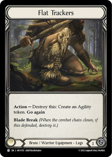 Flat Trackers [HVY155] (Heavy Hitters) Cold Foil