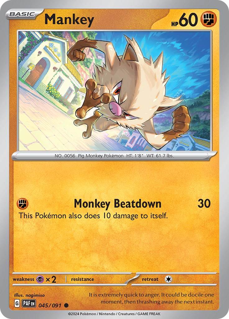 Mankey [45/091] - (Paldean Fates)