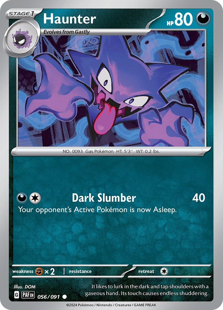 Haunter [056/091] - (Paldean Fates) Reverse Holofoil