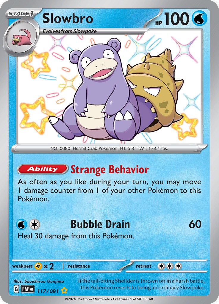 Slowbro [117/091] - (Paldean Fates) Holofoil