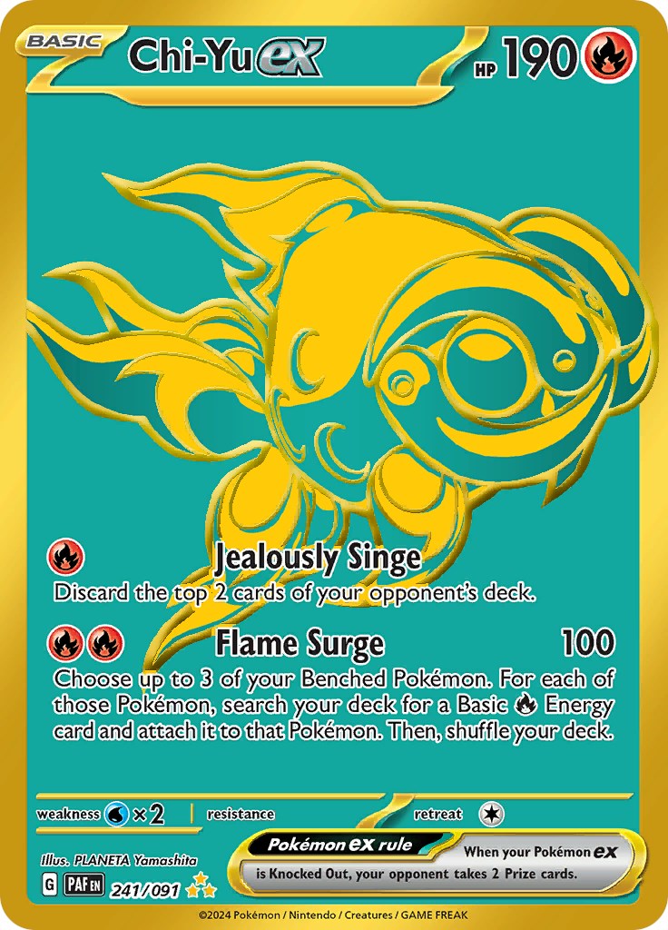 Chi-Yu ex [241/091] - (Paldean Fates) Holofoil