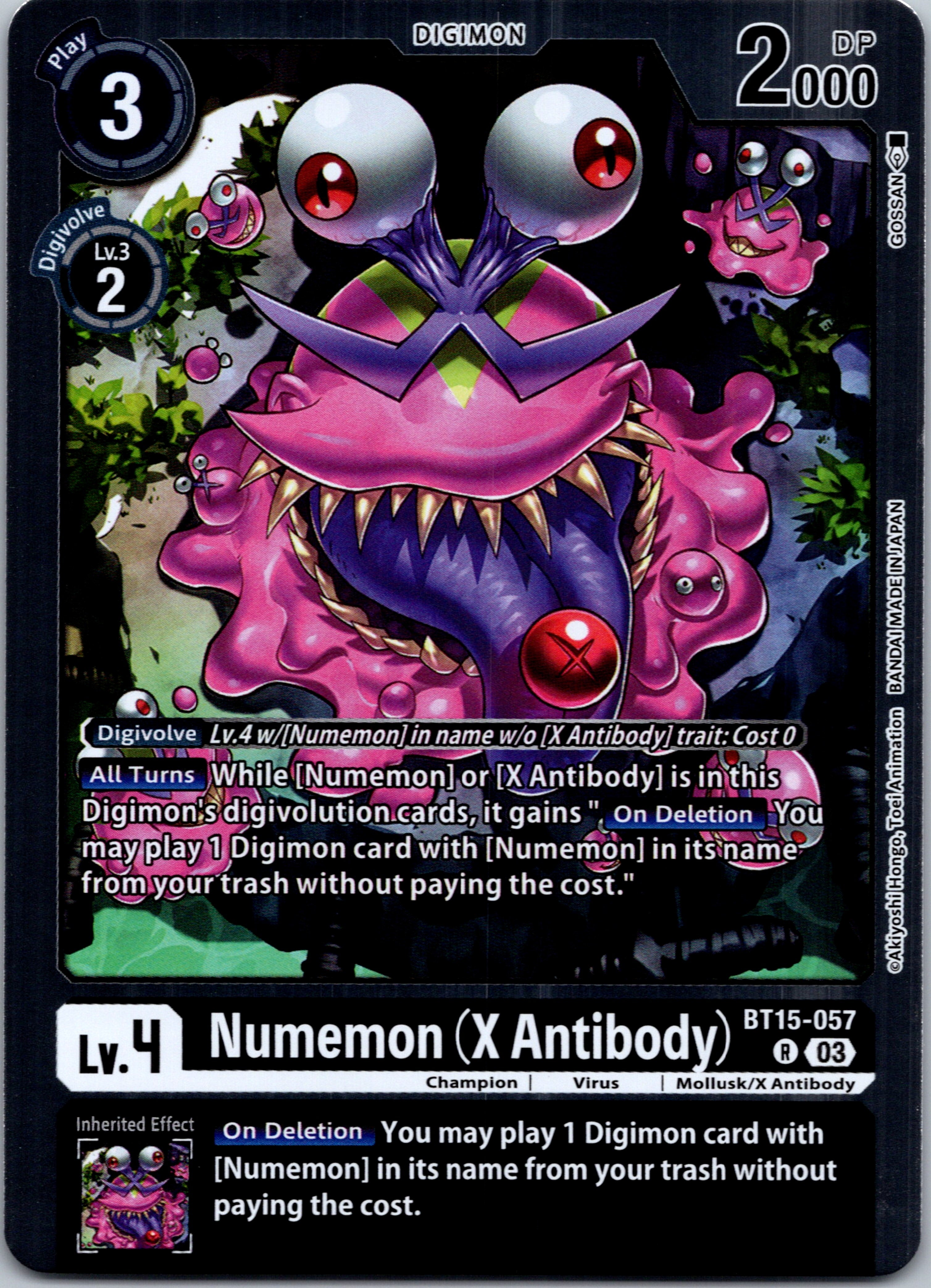 Numemon (X Antibody) [BT15-057] [Exceed Apocalypse] Foil