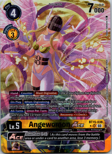 Angewomon Ace (Alternate Art) [BT15-038] [Exceed Apocalypse] Foil