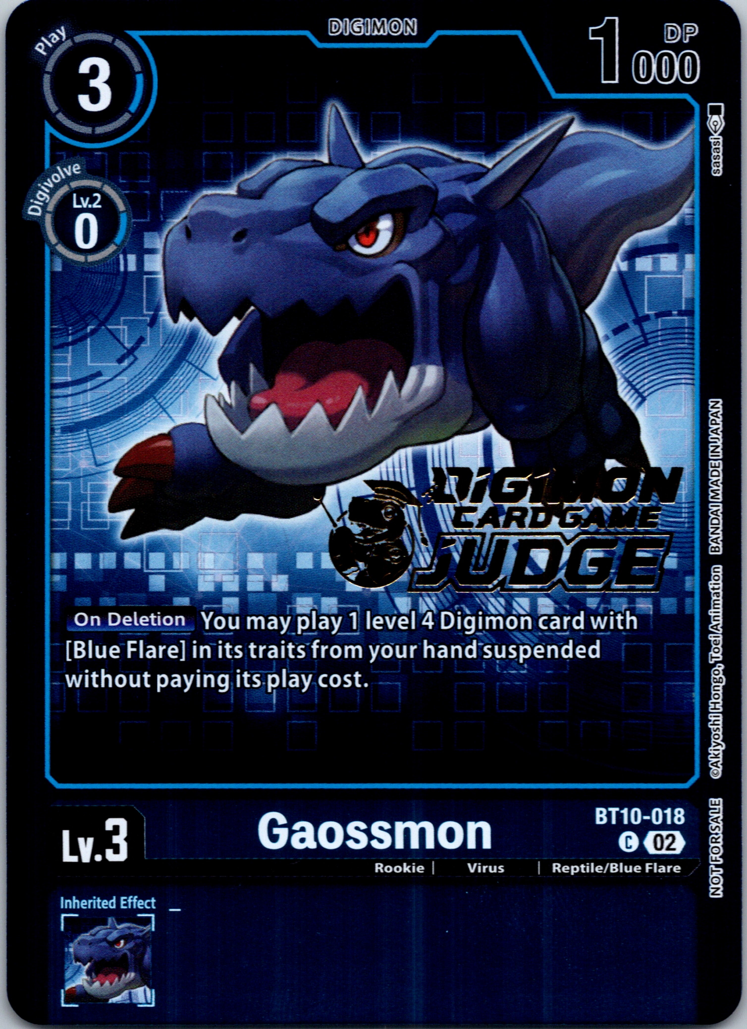 Gaossmon (Judge Pack 5) [BT10-018] [Xros Encounter] Foil