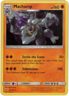 Machamp (65/145) (Cosmos Holo) [Sun & Moon: Guardians Rising] - Duel Kingdom