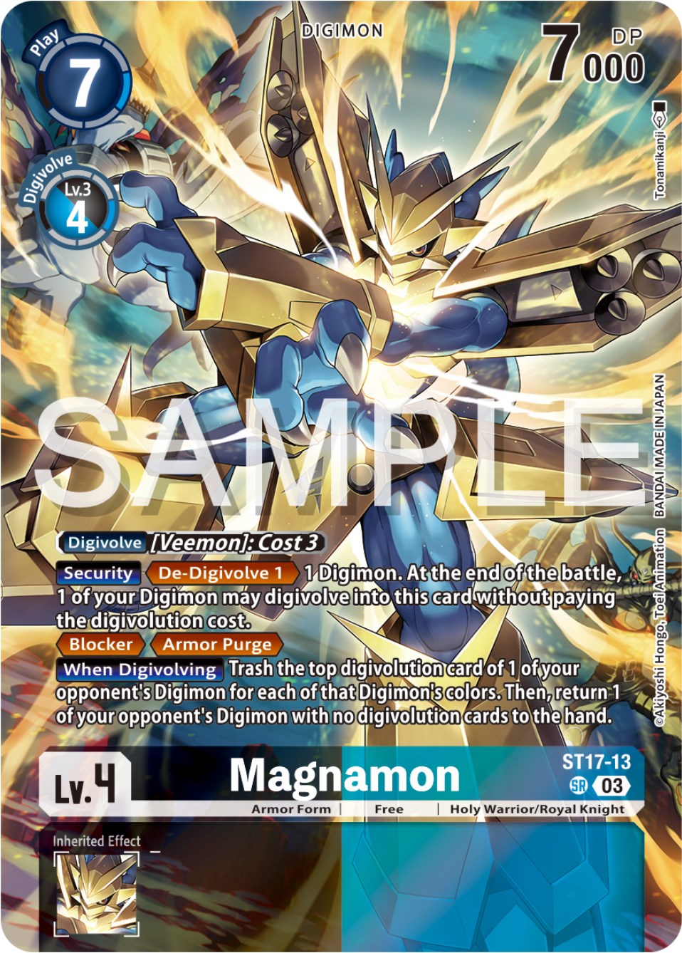 Magnamon [ST17-13] [Starter Deck 17: Double Typhoon Advanced Deck Set] Foil
