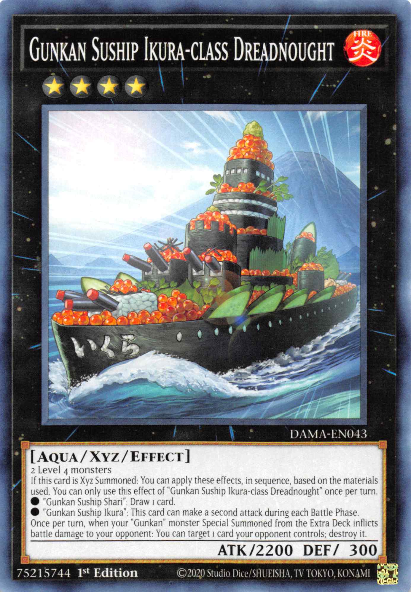 Gunkan Suship Ikura-class Dreadnought [DAMA-EN043] Common - Duel Kingdom
