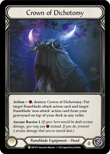 Crown of Dichotomy [ARC079] Unlimited Rainbow Foil - Duel Kingdom
