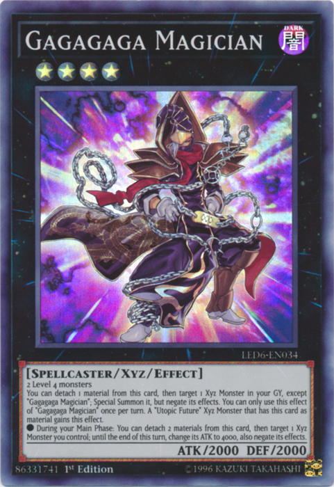 Gagagaga Magician [LED6-EN034] Super Rare - Duel Kingdom